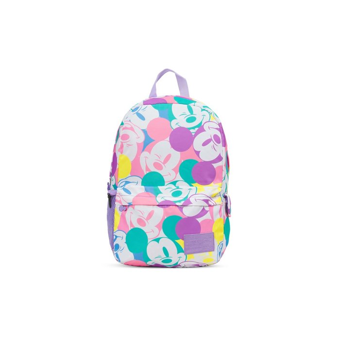 Mochila Mooving 17" Mickey Pastel