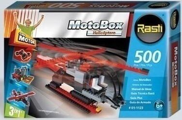 Rasti Helicóptero MotoBox 500 Piezas 3 en 1