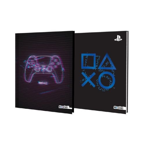 Cuaderno Playstation 16x21 Tapa dura x48 hojas Mooving