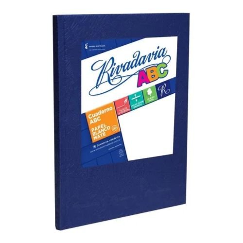 Cuaderno ABC 19x23.5 cm Forrado x50 Hojas Rayado Rivadavia