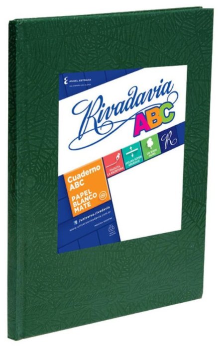 Cuaderno ABC 19x23.5 cm Forrado x50 Hojas Cuadriculado Rivadavia