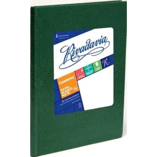 Cuaderno Escolar 16x21cm Forrado x50 Hojas Rayado Rivadavia