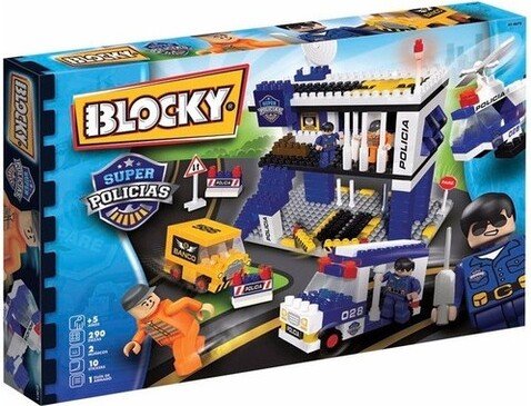 Blocky Súper Policías | Cuartel Gral. (290 piezas)