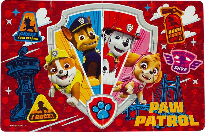 Rompecabezas de Paw Patrol. 12 Piezas