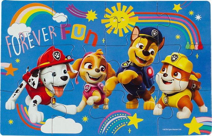 Rompecabezas de Paw Patrol. 12 Piezas