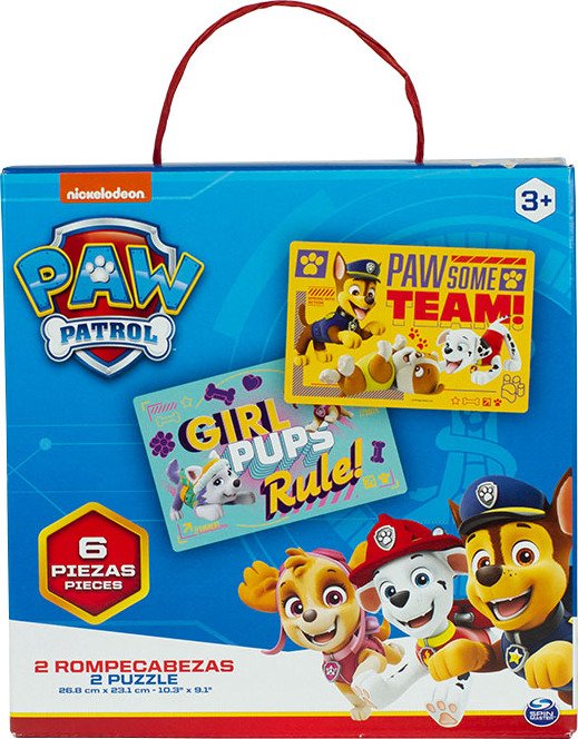 Rompecabezas de Paw Patrol. 6 Piezas