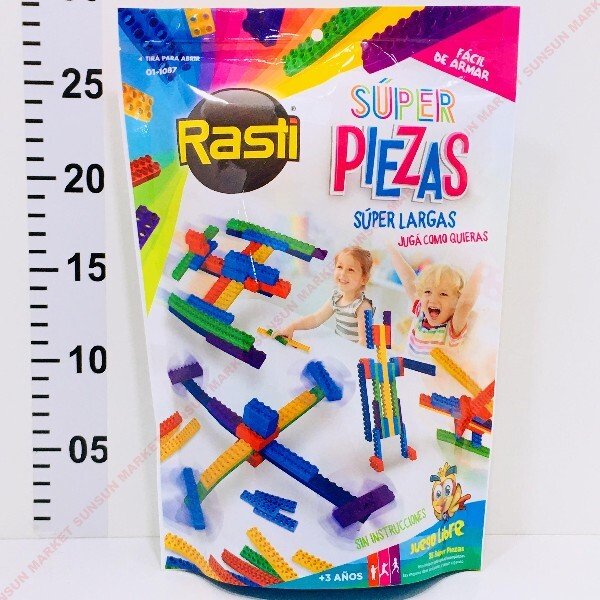 Súper Piezas RASTI 35 piezas en doypack