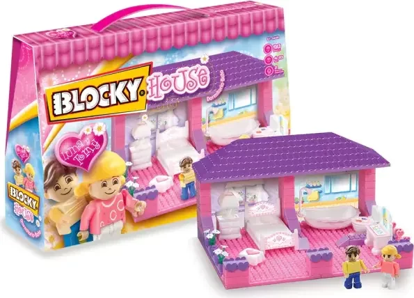 Blocky House - Dormitorio+Baño