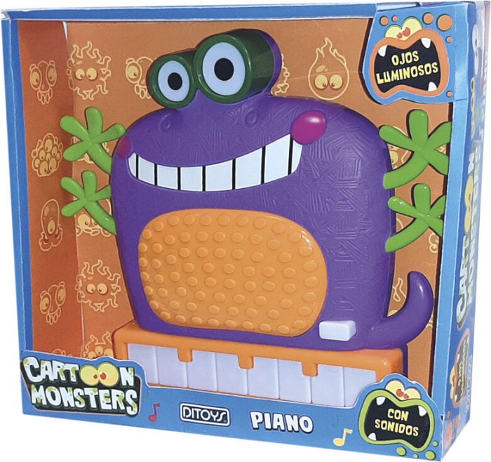 Piano Cartoon Monster