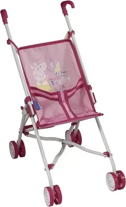 Paragüita Cochecito Carrito Metal para Muñeca Peppa Pig