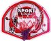 Aro de  Básquet Plegable con Red y Pelota