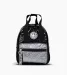 Mochila Puffy Negra con Logo Footy Metalizado