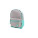 Mochila Wabro 17" Be You Gris y Aqua