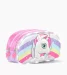 Cartuchera Doble Cierre Unicornio Arcoíris con Luz Led