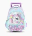 Mochila Footy con Carro 18" Unicornio Arcoíris con Luz Led