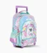 Mochila Footy con Carro 18" Unicornio Arcoíris con Luz Led