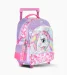 Mochila Footy con Carro 18" Unicornio Arcoíris con Luz Led