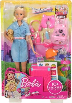 Muñeca Barbie Viajera Explora y de scubre