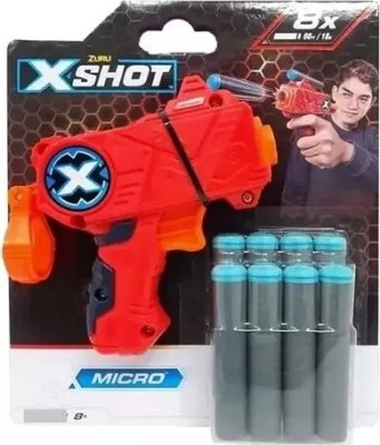 X-shot Pistola Micro Excel + 8 Dardos