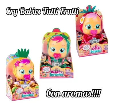 Cry Babies Tutti Frutti con aromas Bebes Llorones