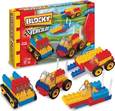 Blocky Vehículos 70 piezas Dimare