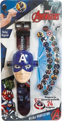 Reloj Proyector Capitan America Avengers