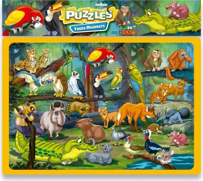 Puzzle Fauna Misionera X 24 Piezas