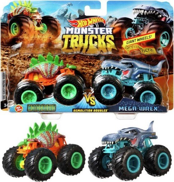 Hot Wheels - Monster Truck Pack x2 Coleccionables Surtidos