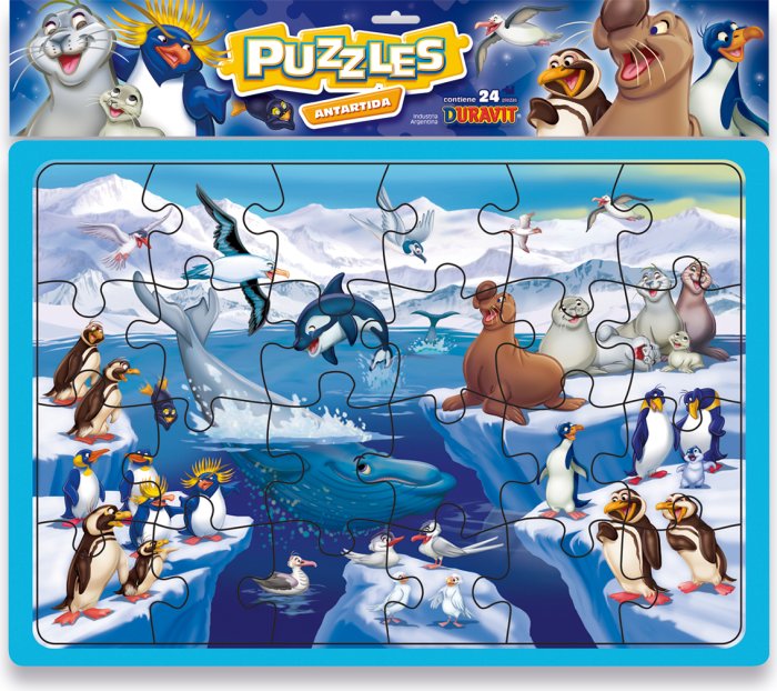 Puzzle Fauna Antártica X 24 Piezas